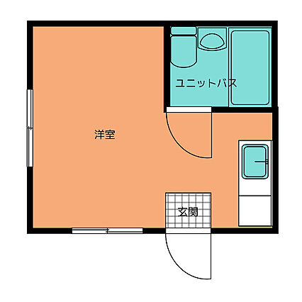 駅前アパート前田D_間取り_0