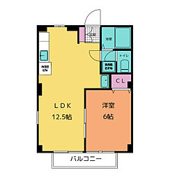 間取図画像 1LDK