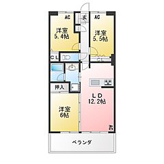 物件の間取り