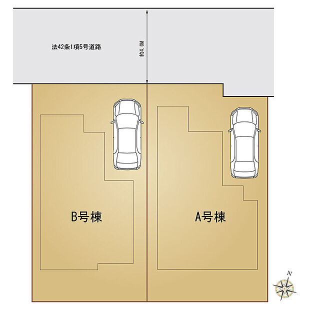全2棟全体区画図