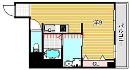 福山ビル 1Kの間取図画像