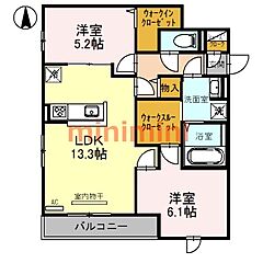 物件の間取り