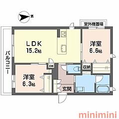 物件の間取り