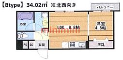 グランエピ 1LDKの間取図画像