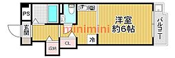 ホワイトプラザ 1Kの間取図画像
