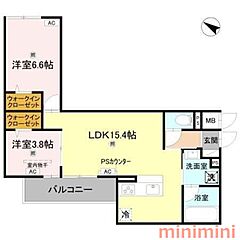 物件の間取り