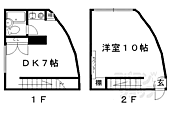 京都市左京区吉田神楽岡町 2階建 築36年のイメージ