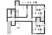 京都市左京区上高野東氷室町 2階建 築55年のイメージ