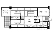 京都市上京区中立売通日暮東入新白水丸町 6階建 築45年のイメージ