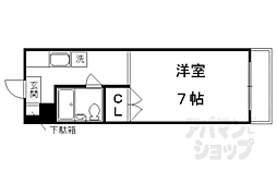ハイツグリンカ 1Kの間取図画像