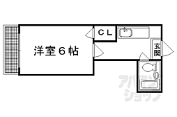 Ｎ．Ｎ．ＨＯＵＳＥ 3階1Kの間取り