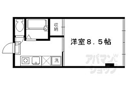 高橋ビル 5階1Kの間取り