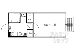 ジュンアンビエンテ 1階1Kの間取り