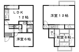 京阪本線 出町柳駅 徒歩10分の賃貸マンション 1階3LDKの間取り