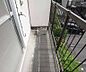 室内：室外洗濯機置き場