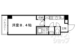 ウィンドベル二条駅 1Kの間取図画像