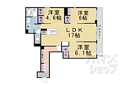 モモ北山 2階/202