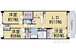 プレミスト京都松ヶ崎 3LDKの間取図画像