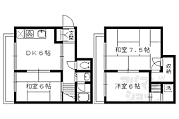 シャルマン衣笠金閣寺ハイツ 2階/2-A