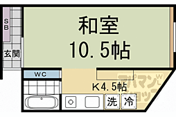 下築山アパート 1階/1-B