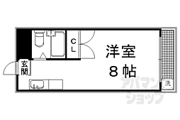 ヤスミマンション 1Kの間取図画像