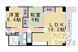 イースタン平野路 2LDKの間取図画像