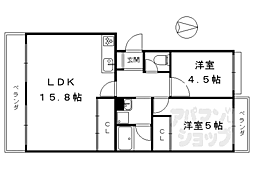 ヴィラ衣笠 2階