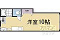 紫野ハイツ4階4.4万円