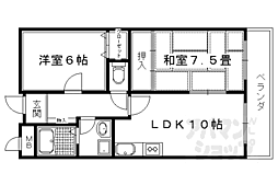 ルモール・北 2LDKの間取図画像