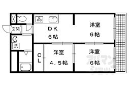 ニュー太田 2LDKの間取図画像