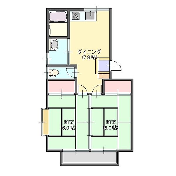 同じ建物の物件間取り写真 - ID:209005308604