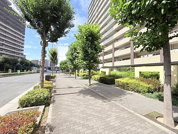 ●マンション周辺の歩道