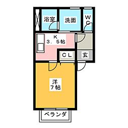 間取図画像 1K
