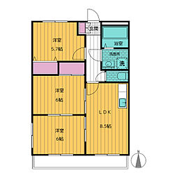 間取図画像 3LDK