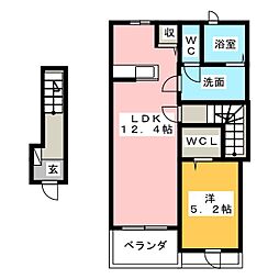 ITvillage2 1LDKの間取図画像