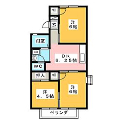 間取図画像 3DK