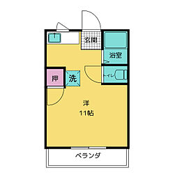 間取図画像 ワンルーム