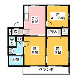 間取図画像 3DK
