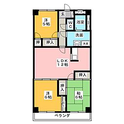 グランシャリオ 3LDKの間取図画像