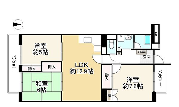間取り：328000671277