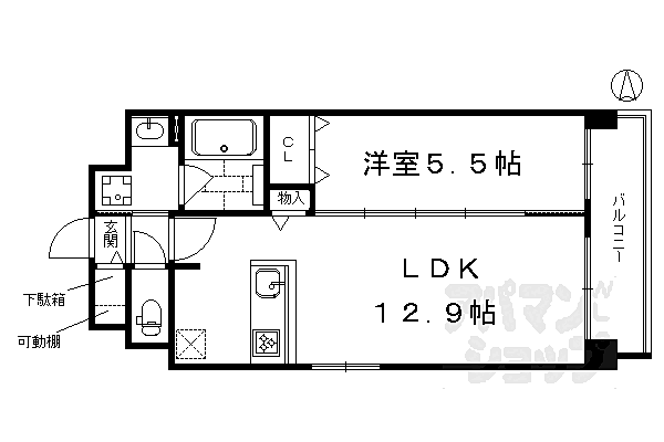 同じ建物の物件間取り写真 - ID:226063428378