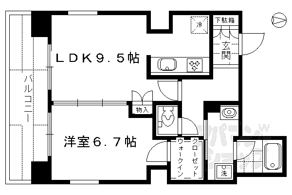 同じ建物の物件間取り写真 - ID:226064304325