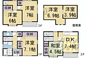 京都市伏見区葭島矢倉町 3階建 築24年のイメージ