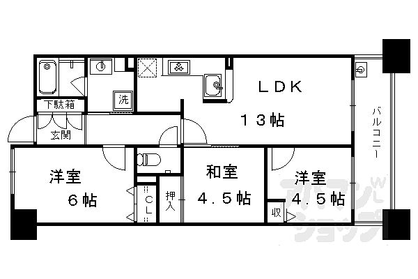 同じ建物の物件間取り写真 - ID:226065325913