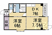 京都市右京区嵯峨明星町 6階建 築38年のイメージ