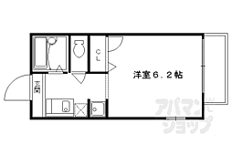 ディアス北花山 1Kの間取図画像