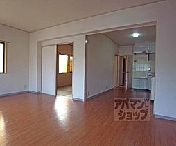 京阪本線 丹波橋駅 徒歩5分の賃貸マンション 3階2LDKのリビング/ダイニング