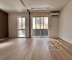 阪急嵐山線 松尾大社駅 徒歩19分の賃貸アパート 1階2LDKのリビング/ダイニング