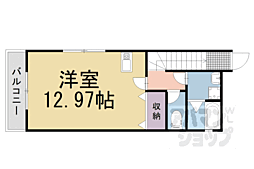 ＳＨＩＮＮＴＡＮＩ　Ｔｅｒｒａｃｅ 2階ワンルームの間取り