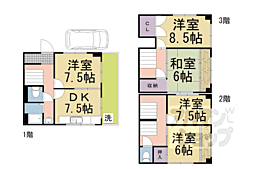 松井マンション 1階5DKの間取り